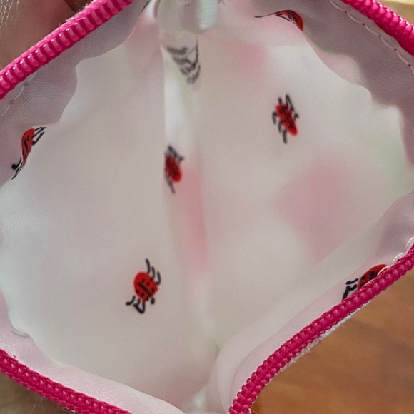 Vera Neumann Clinique Watermelon /bug Print Coin Pouch - Picture 4 of 4